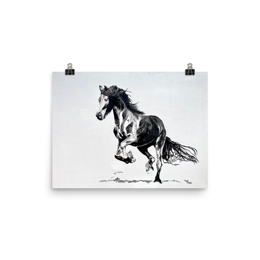 Fierce Friesian - print