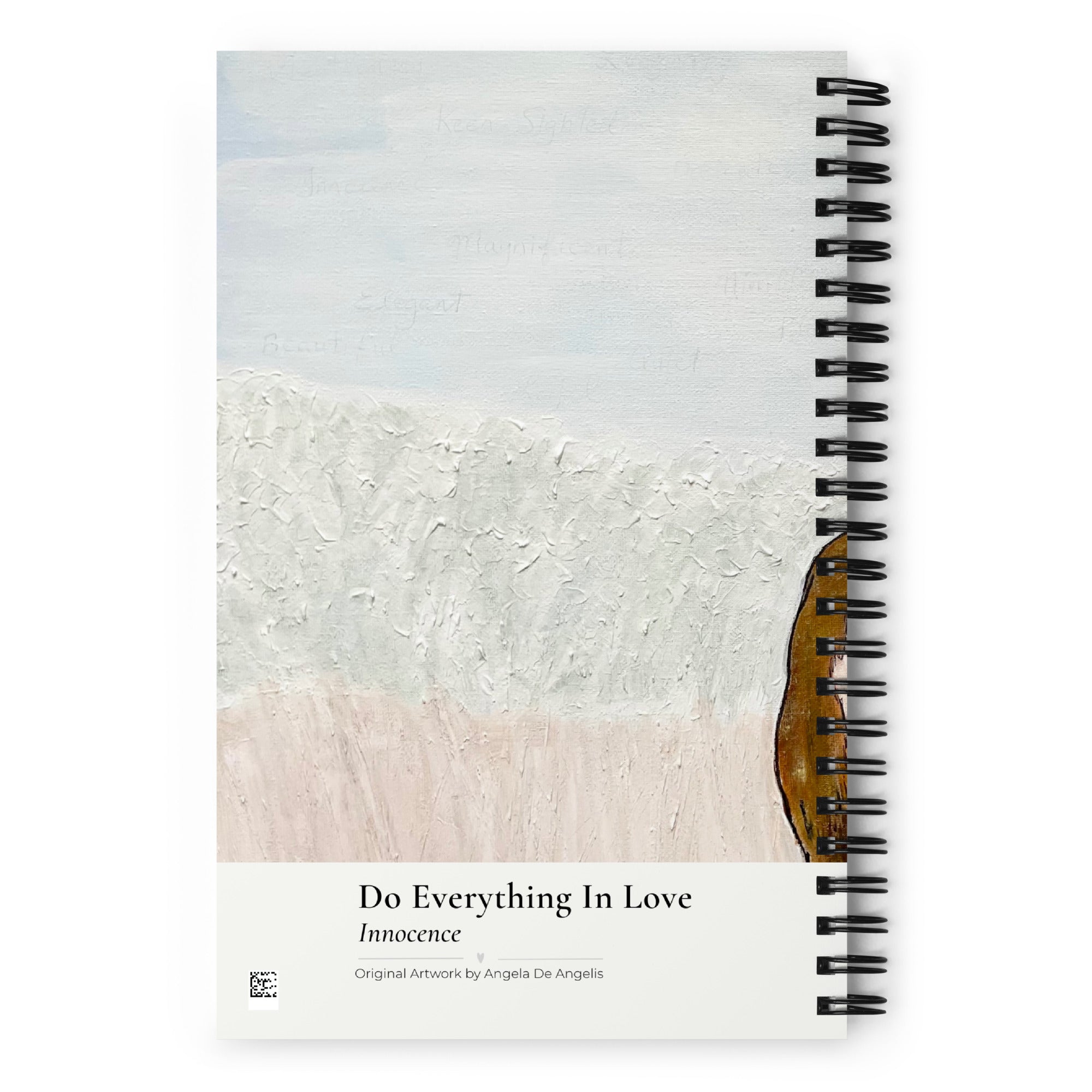 Innocence – Do Everything In Love Journal (Dotted Spiral Notebook)