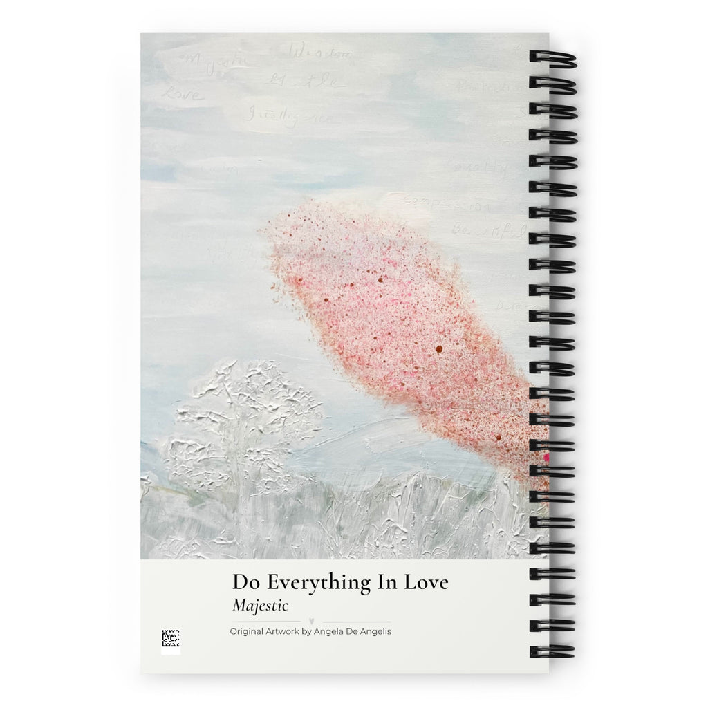 Majestic – Do Everything In Love Journal (Dotted Spiral Notebook)