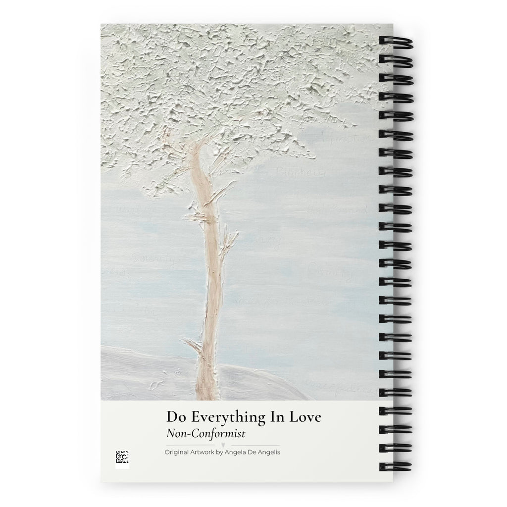 Non-Conformist – Do Everything In Love Journal (Dotted Spiral Notebook)