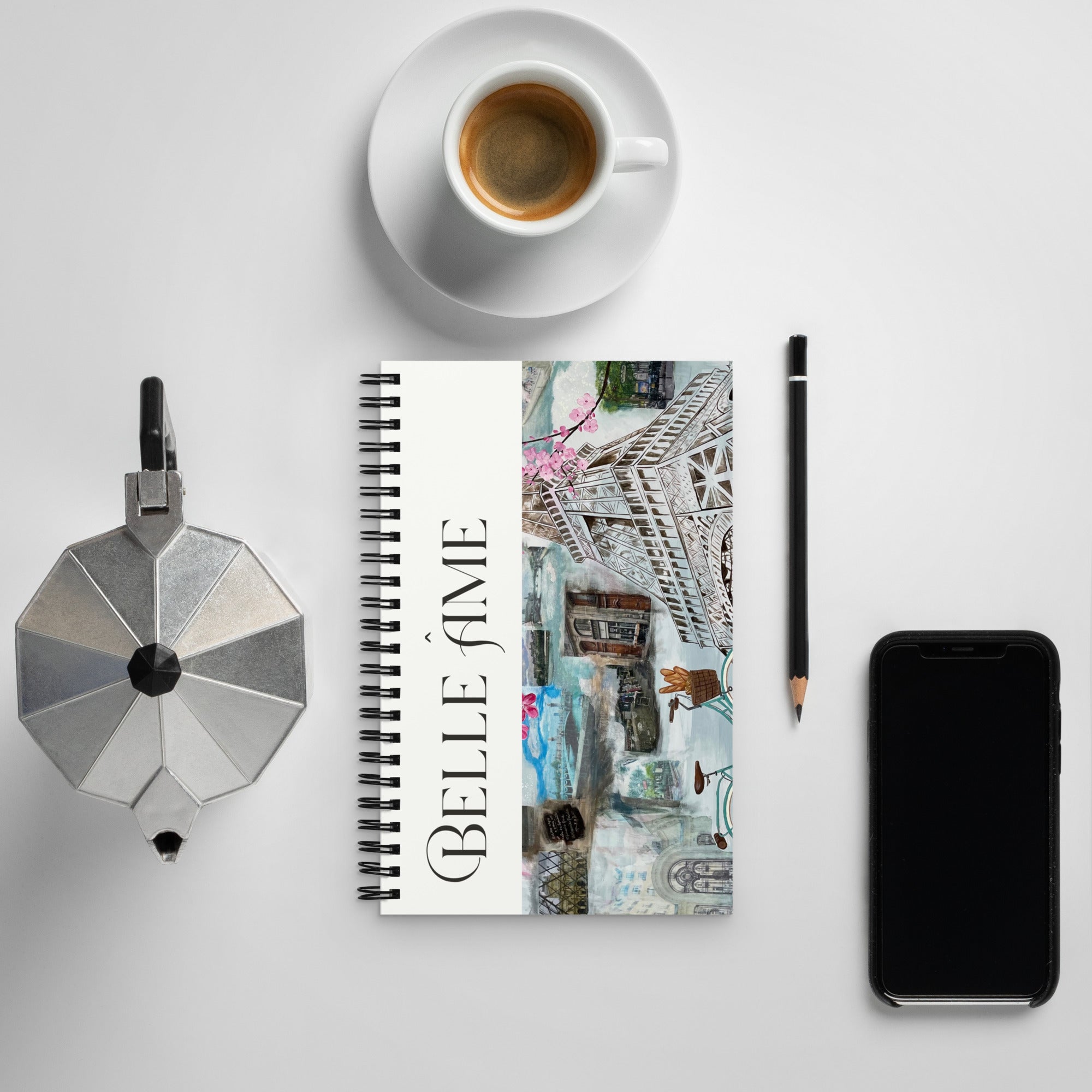 Belle âme — Paris Collection Journal (Dotted Spiral notebook)